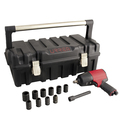 Urrea Twin hammer Comp. system 1/2" dr impact wrench and socket set (metric) UPC731KM